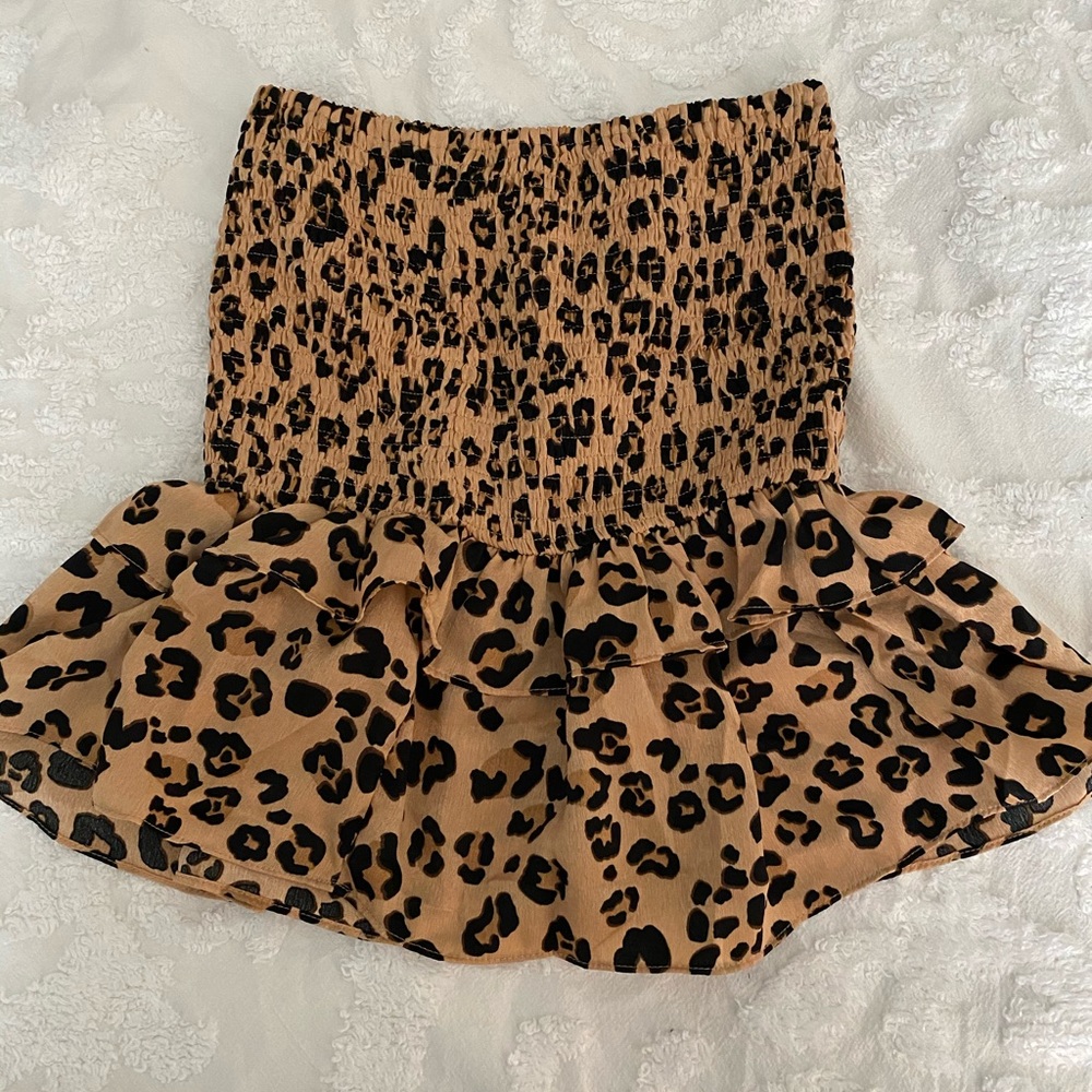Leopard Mini Skirt